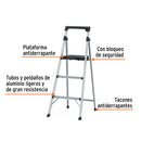 Escalera Plegable 3 Peldaños 150 Kg Truper