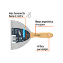 Espatula Flexible Mango de Madera Truper 6"