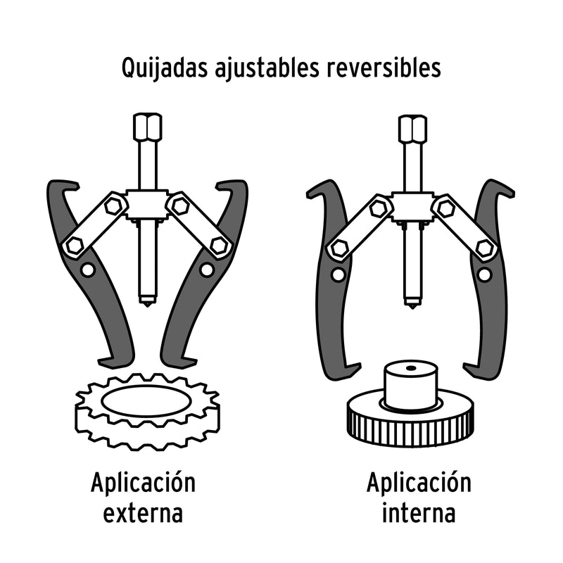 Extractor de Poleas 3 Quijadas 3" Truper