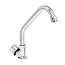 Llave Individual para Fregadero Cuello Corto con Maneral Metalico Foset Basic