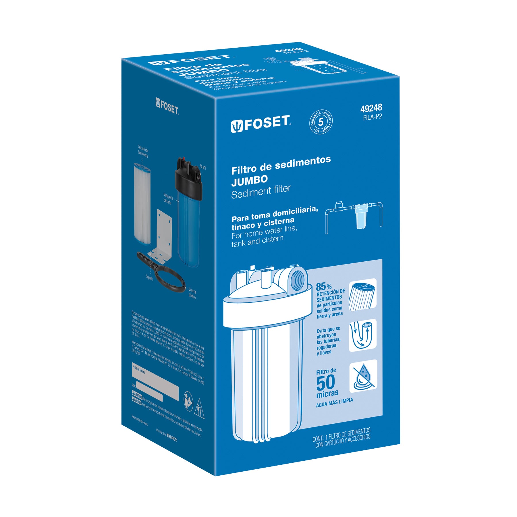 Filtro para Agua Jumbo Foset