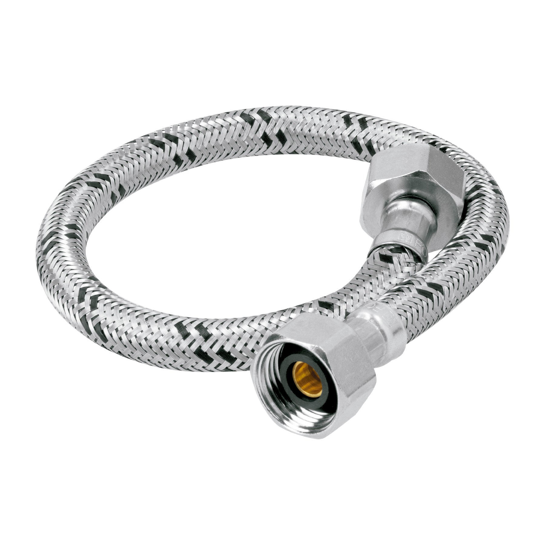 Conector Flexible para Lavabo 40 cms Acero Inoxidable Foset
