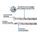 Conector Flexible para Monomando 55 cms 1/2" X 3/8" UNF  Foset