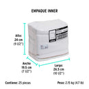 Franela de Algodon de 1 mt x 50 cms Blanca Klintek