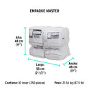 Franela de Algodon de 1 mt x 50 cms Blanca Klintek