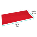 Franela de Algodon de 1 mt x 50 cms Roja Klintek
