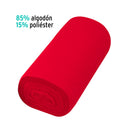 Franela de Algodon Rollo de 50 mts Roja Klintek