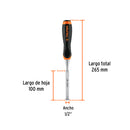 Formon para Madera Mango Comfort Grip Truper  1/2"