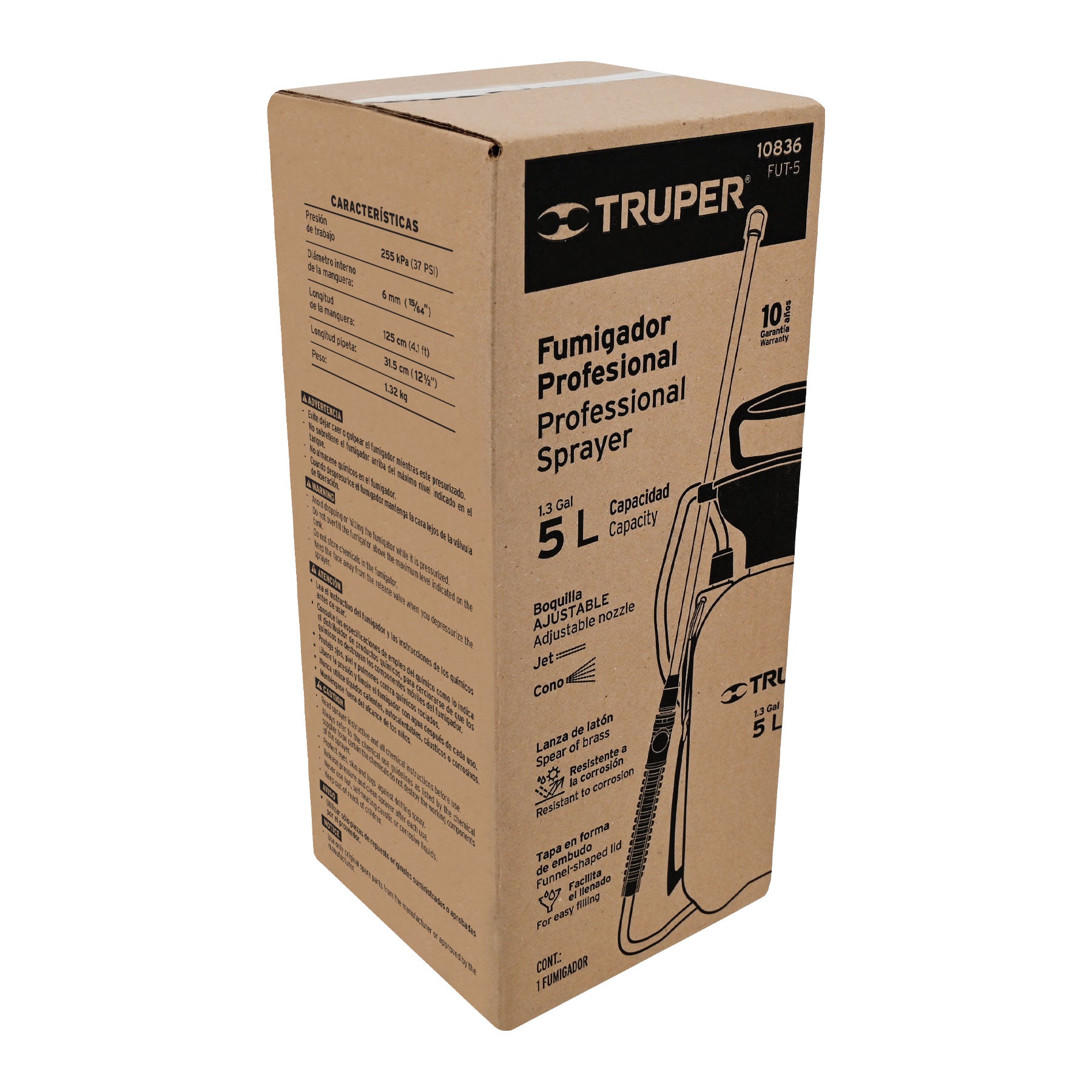 Fumigador Jardinero Truper 5 Litros
