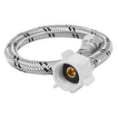 Conector Flexible para Sanitario 35 cms Acero Inoxidable 1/2" FIP x 7/8" AM Foset