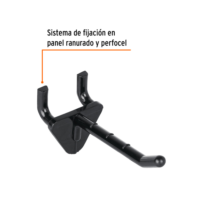 Gancho de Plastico para Colgar Truper 2"
