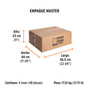 Tanque de Gas Butano Valvula 1/4 de Vuelta 220 Gramos Truper