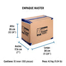 Grapa para Cable Redondo Blanca de 12 mm Volteck Bolsa con 20 Piezas