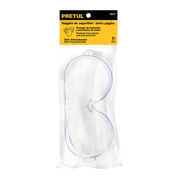 Goggles de Seguridad Transparentes Pretul