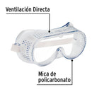 Goggles de Seguridad Transparentes Pretul