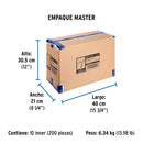 Grapa para Cable Plano Blanca de  6 mm Volteck Bolsa con 20 Piezas