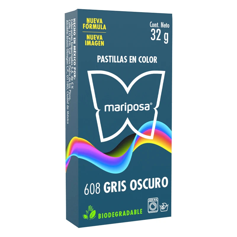 Colorante Mariposa Gris Oscuro