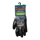 Guantes Textiles con Recubrimiento de Nitrilo Arenoso Truper Talla Mediana
