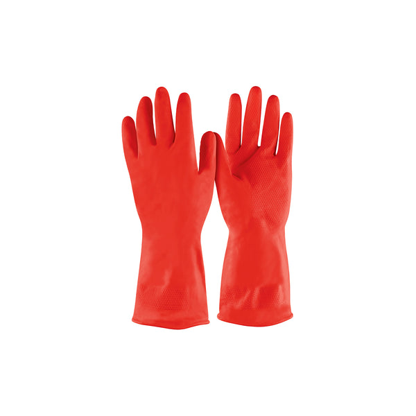 Guantes de Latex Grabado Rojo Pretul Talla  8 Mediana