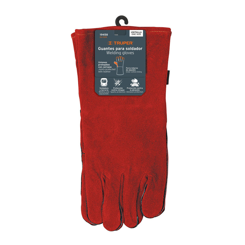 Guantes para Soldador Rojos Truper