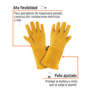 Guantes de Carnaza Puño Largo Unitalla Truper