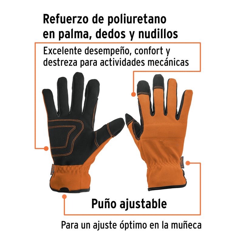 Guantes para Mecanico Palma Reforzada Unitalla Truper