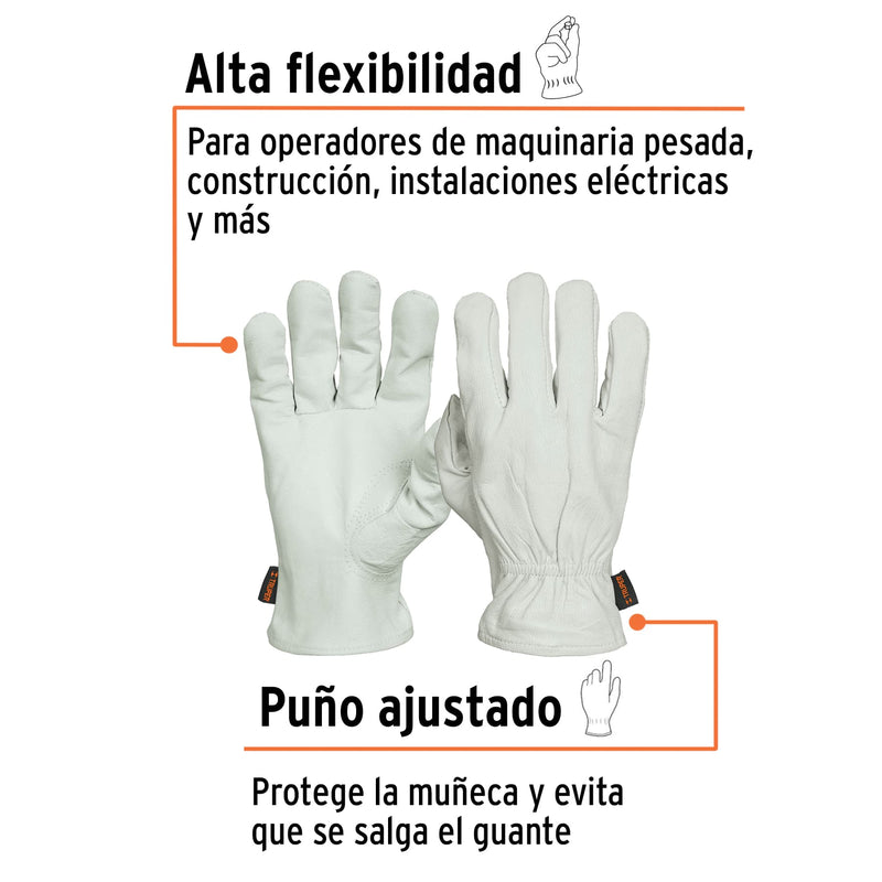 Guantes de Piel de Cabra Unitalla Truper