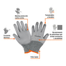 Guantes Anticorte NV5 con Recubrimiento de Poliuretano Truper Talla Grande
