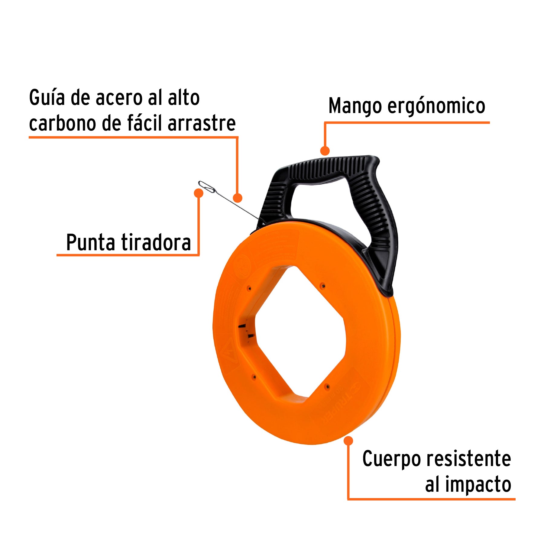 Guia para Luz de Acero 30 Metros Truper