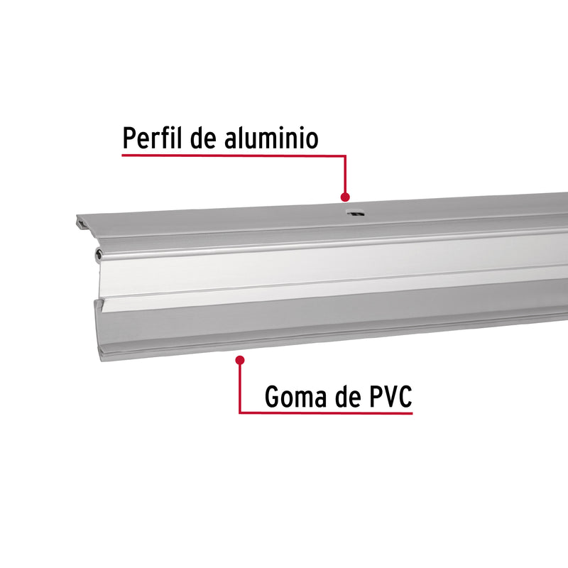 Guardapolvo Automatico 100 cms Hermex Color Aluminio