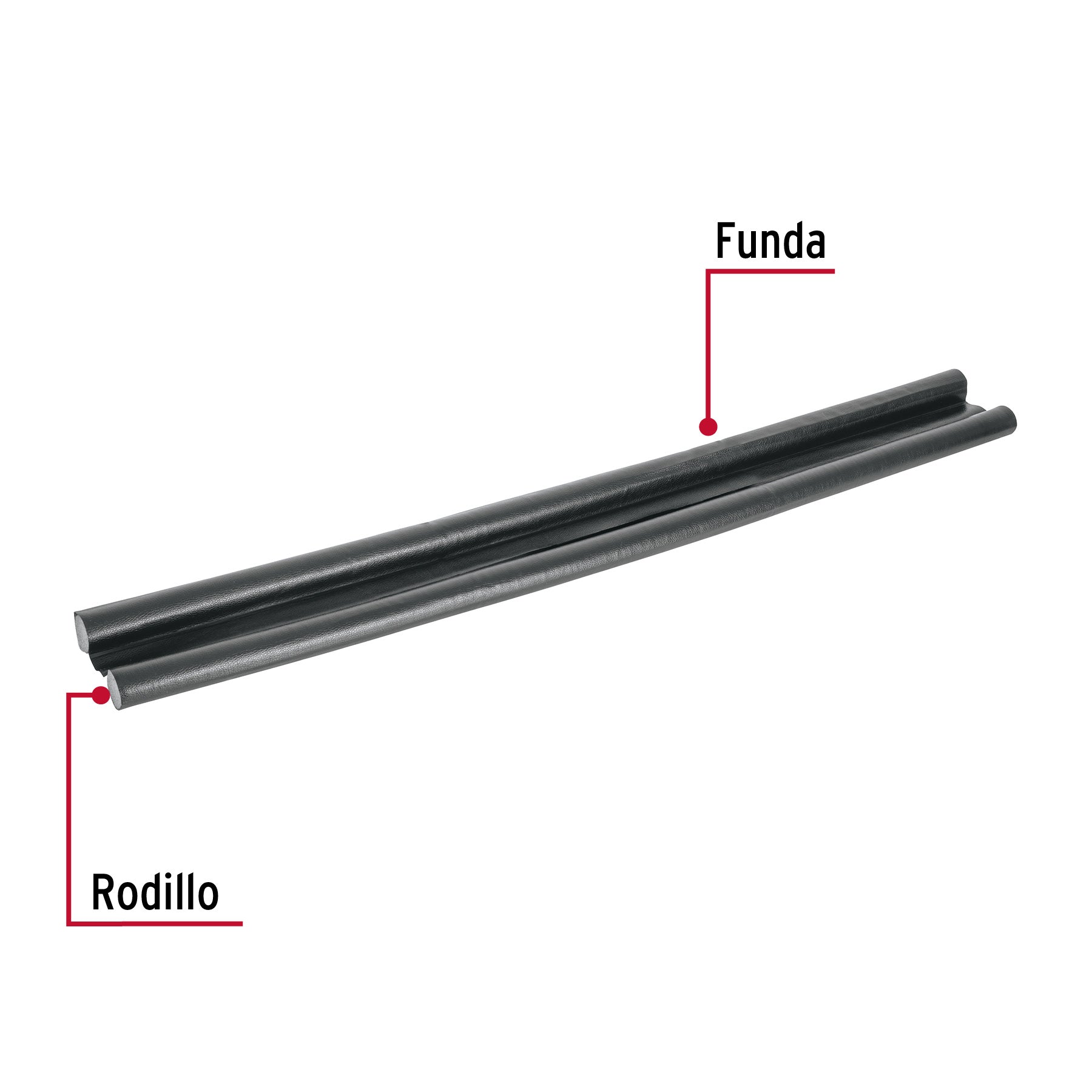Guardapolvo con Funda 95 cm Negro HERMEX