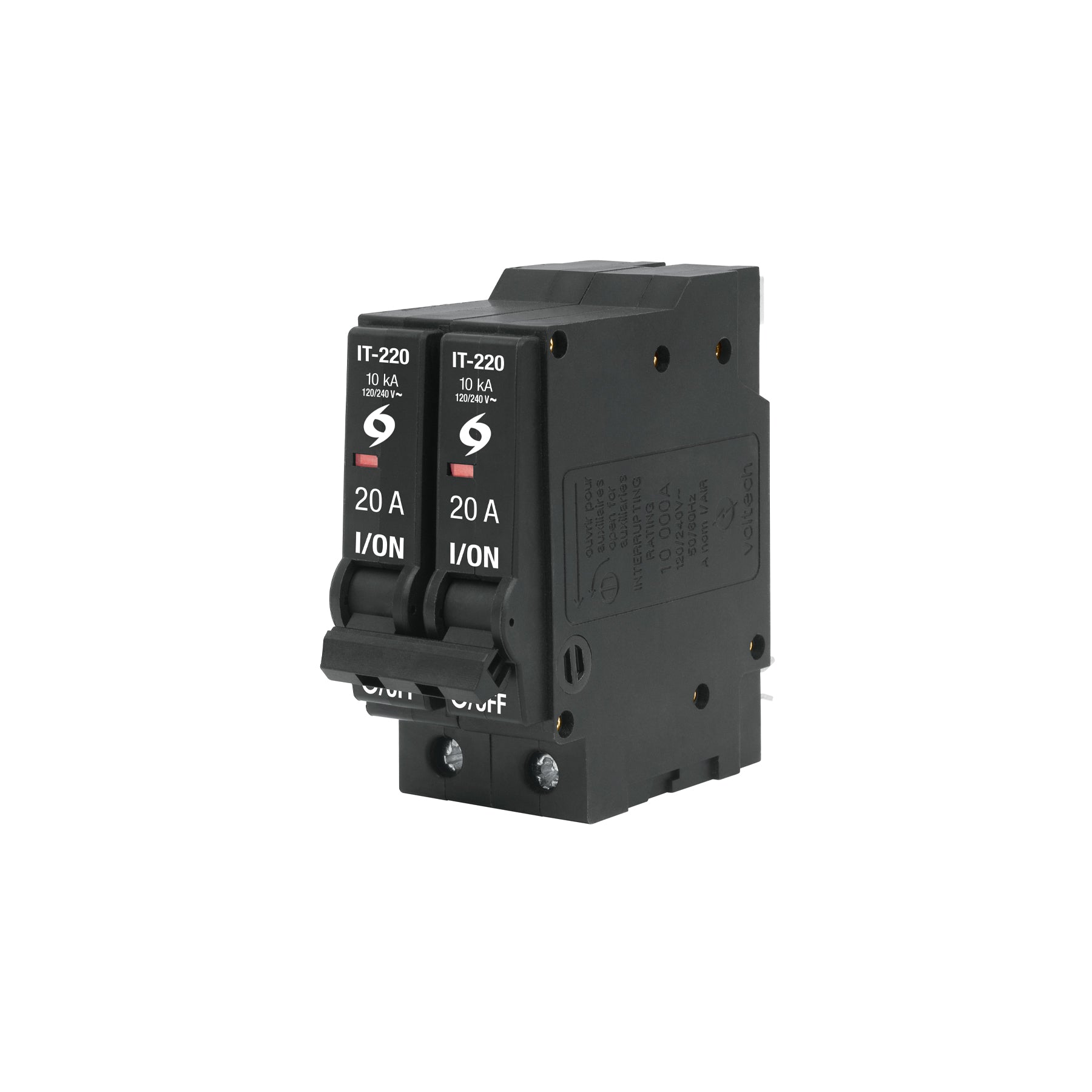 Interruptor Termomagnetico Volteck 2 Polos 20 Amperes