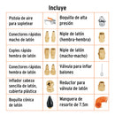 Juego de 15 Piezas para Compresor de Aire Truper