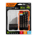 Juego de  13 Brocas de Acero M2 Alta Velocidad Truper