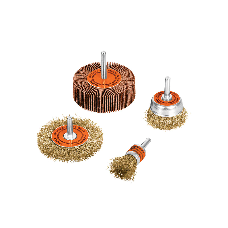 Juego de 4 Cardas para Taladro Truper