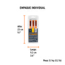 Juego de 3 Mini Cepillos de Alambre Truper