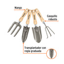 Juego de 4 Herramientas para Jardin Truper