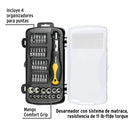 Desarmador Tipo Matraca con Puntas y Dados 39 Piezas Pretul