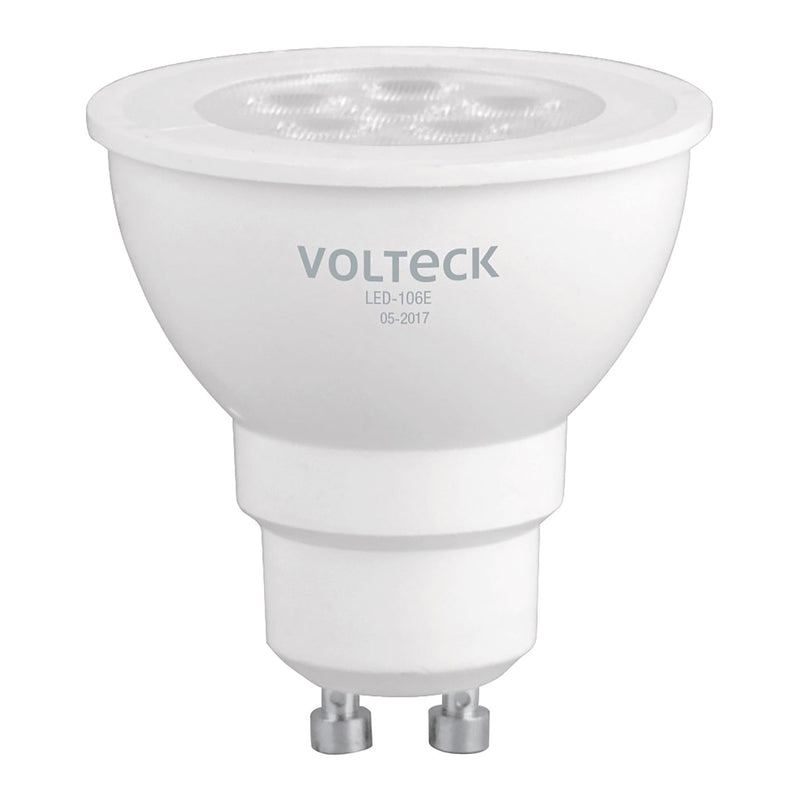 Foco LED MR16 Base GU10 de 6 Watts Volteck Luz Blanca