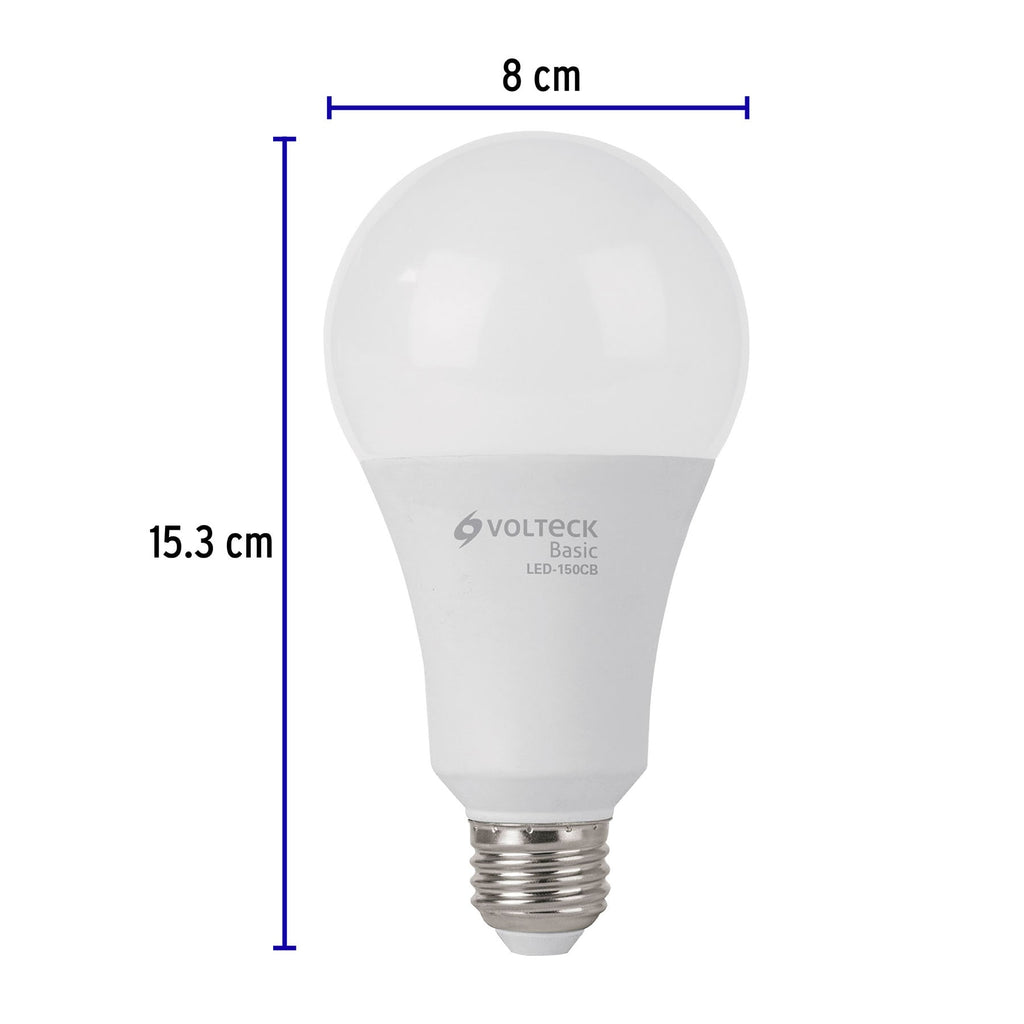 Foco Bulbo Led Foco LED Tipo Bulbo 18 Watts A25 E27 Volteck Basic Luz Calida
