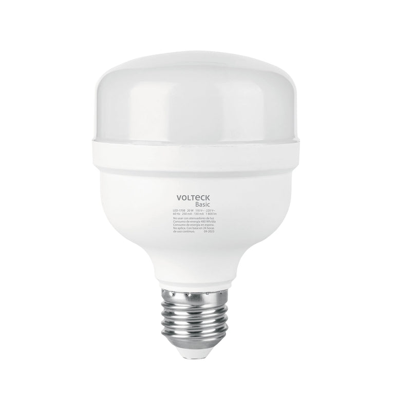 Foco LED Alta Potencia Luz Blanca Volteck Basic 20 Watts