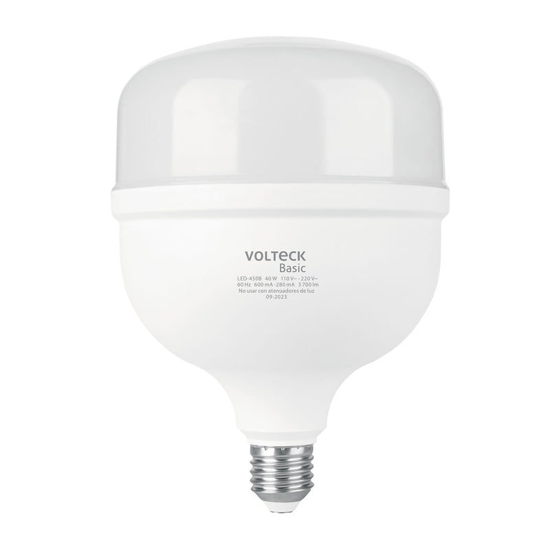 Foco LED Alta Potencia Luz Blanca Volteck Basic 40 Watts