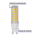 Foco LED Ampolleta Base G9 4 Watts 120 Volts Volteck