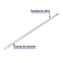 Tubo de LED Base G13 T8 18 Watts Largo 120 cm Volteck