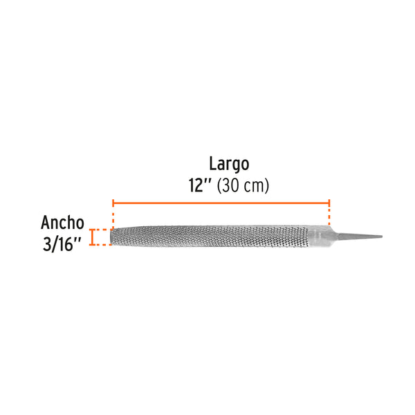 Lima Media Caña Escofina Truper 12"