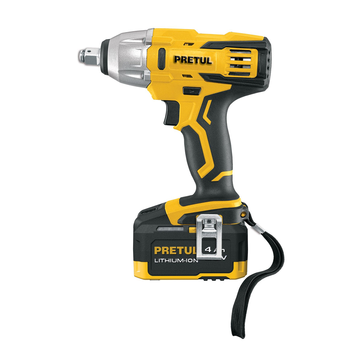 Llave de Impacto Inalambrica 20 Volts 1/2" con 1 Bateria Pretul