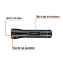 Linterna LED con 2 Pilas D de Aluminio 500 lm TRUPER EXPERT