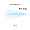 Linterna LED con 2 Pilas D de Aluminio 500 lm TRUPER EXPERT