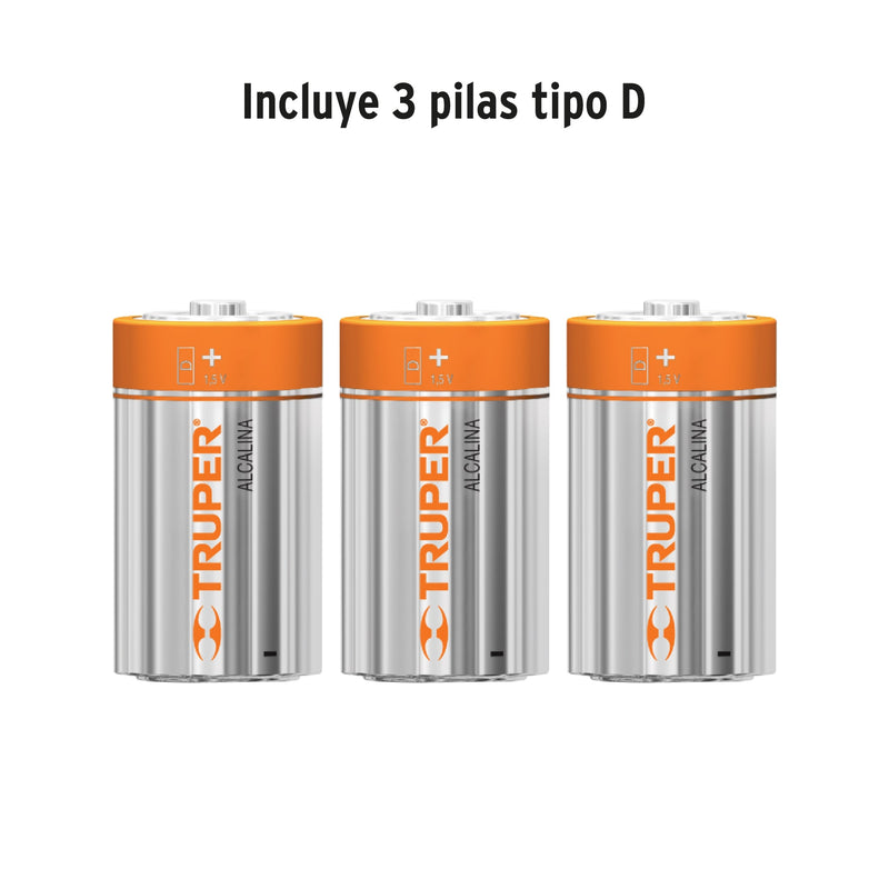 Linterna LED de Pilas de Aluminio 850 lm TRUPER EXPERT