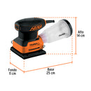 Lijadora Orbital 1/4 de Hoja 240 Watts TRUPER PRO